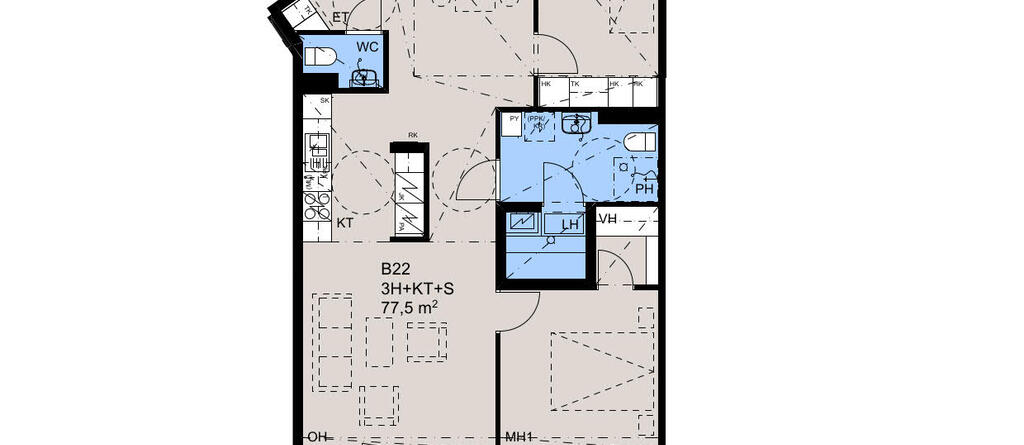 Jokipoikasenkaari 4 B  22, kuva 1
