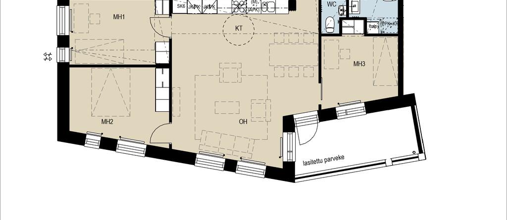 Gustav Pauligin katu 2a A 66, kuva 1