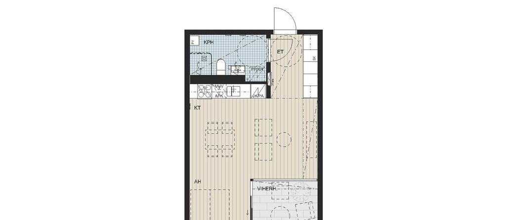 Melkinlaituri 2, Naurunkatu 1, Tongankuja 4 B26, kuva 1