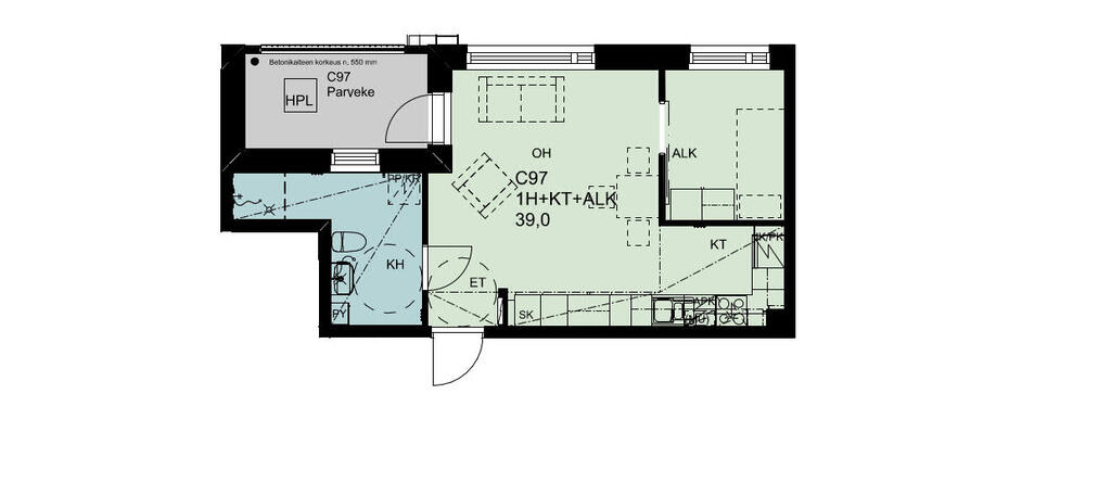 Länsisatamankatu 41 C137, kuva 1