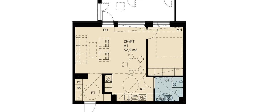 Maunulantie 21 A1, kuva 1