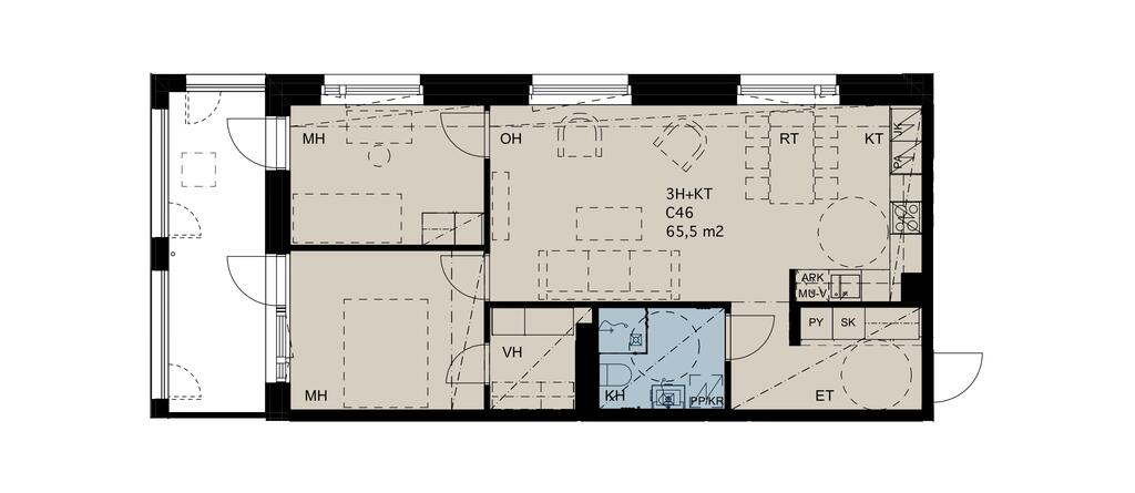 Maunulantie 21 C46, kuva 1