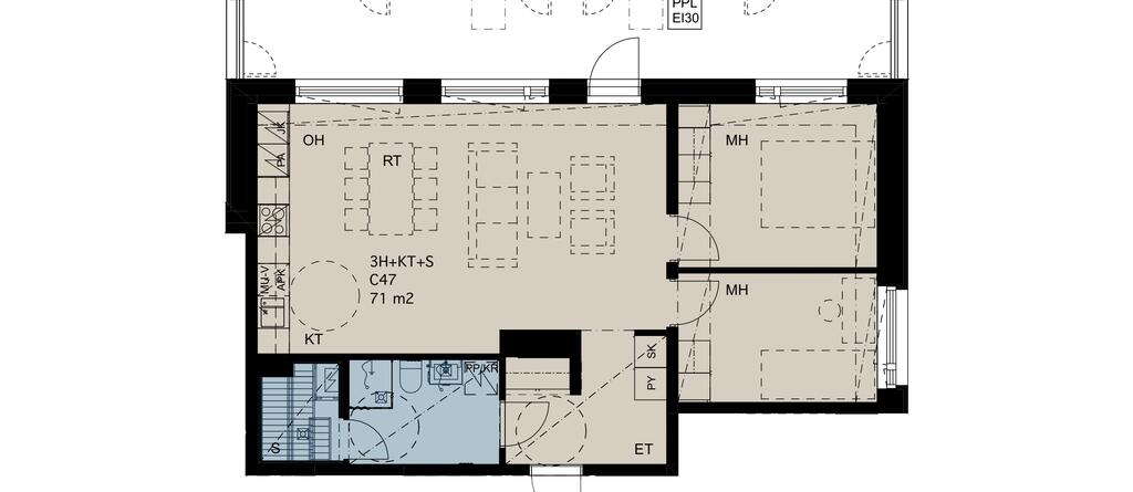 Maunulantie 21 C47, kuva 1