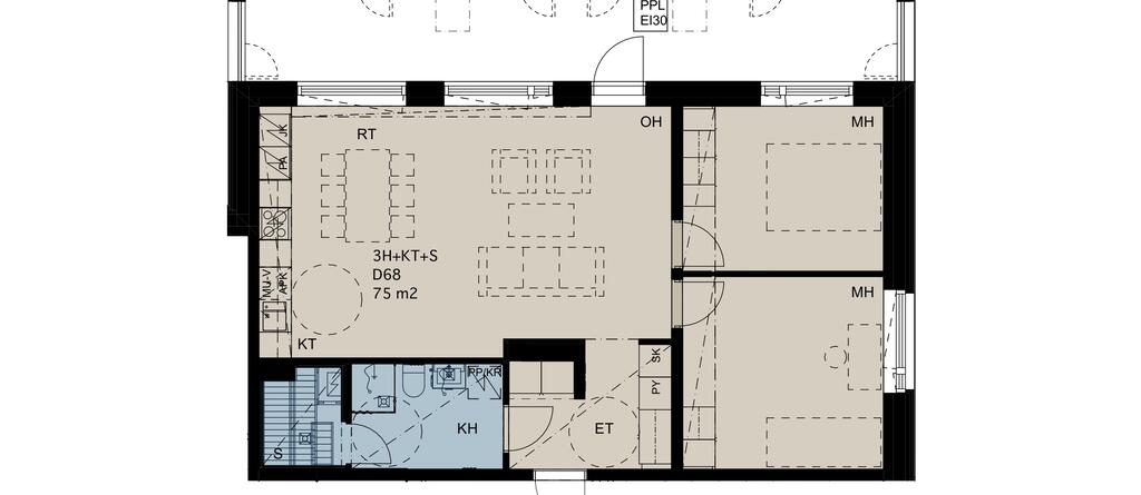 Maunulantie 21 D68, kuva 1