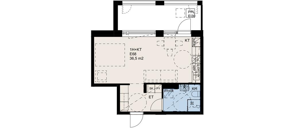 Maunulantie 25 E76, kuva 1