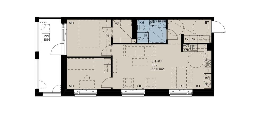 Maunulantie 25 F82, kuva 1