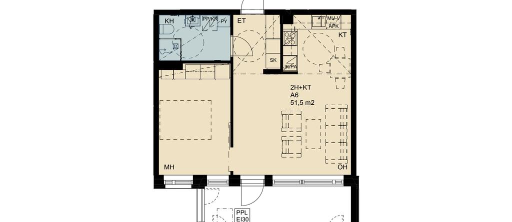 Maunulantie 21, Maunulanpolku 1 A21, kuva 1