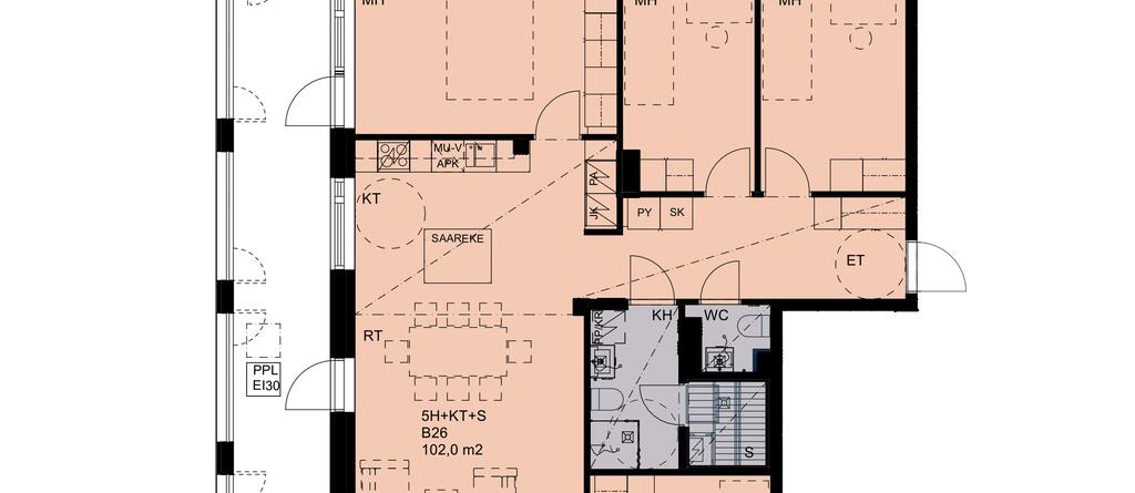 Maunulantie 21, Maunulanpolku 1 B41, kuva 1