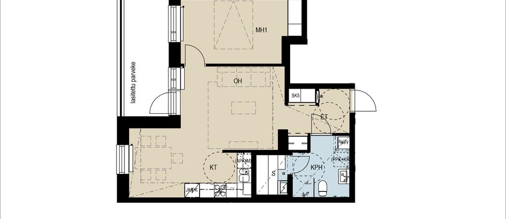 Gustav Pauligin katu 2a A 22, kuva 1