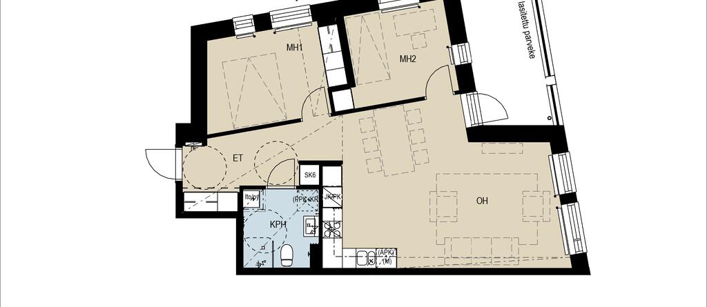 Gustav Pauligin katu 2a A 54, kuva 1