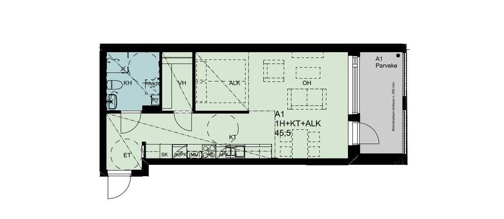 Länsisatamankatu 41 A13, kuva 1