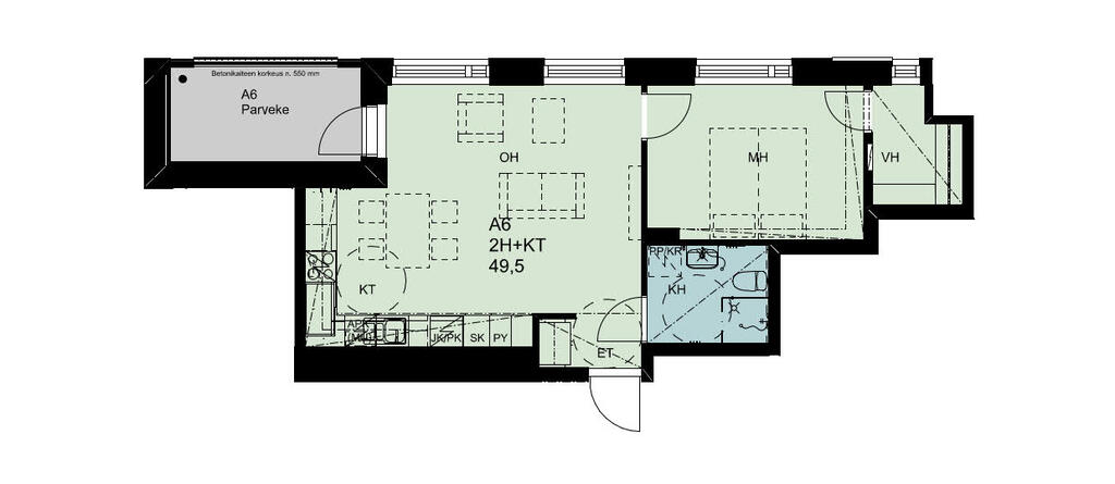 Länsisatamankatu 41 A18, kuva 1
