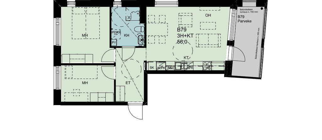 Länsisatamankatu 41 B85, kuva 1