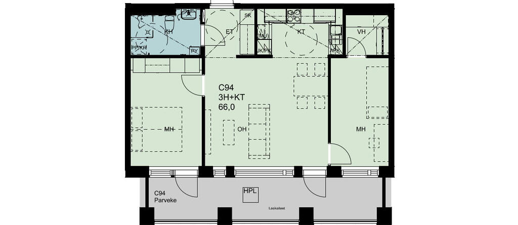 Länsisatamankatu 41 C101, kuva 1