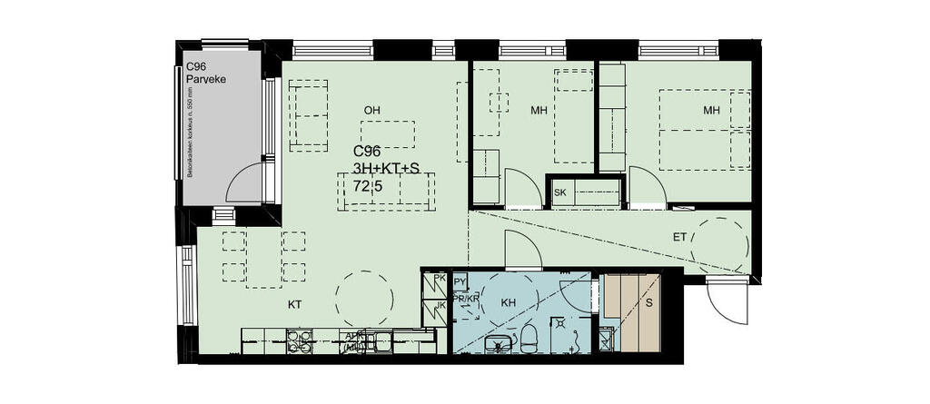 Länsisatamankatu 41 C117, kuva 1
